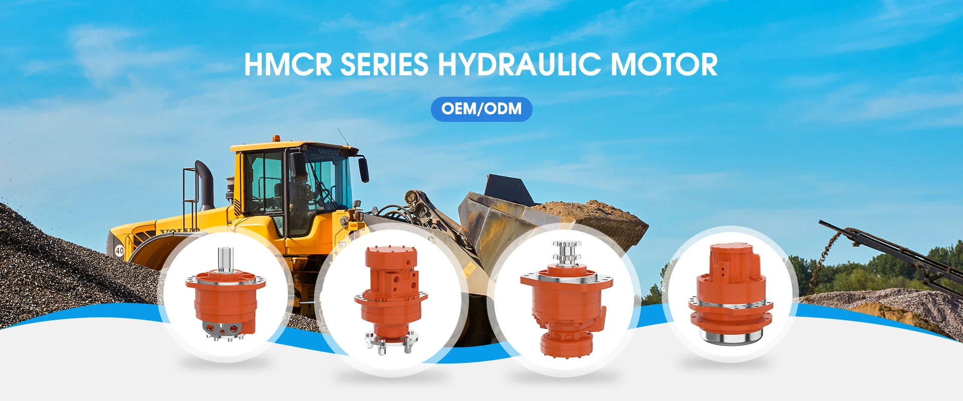 HMCR -serie hydraulische motorleverancier
